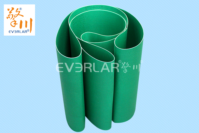 綠色PVC輸送帶跑偏怎么快速調(diào)節(jié)？